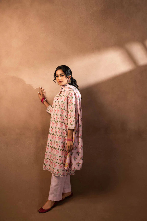 Nishat | 3 Piece Unstitched Printed Khaddar Suit | 42306482