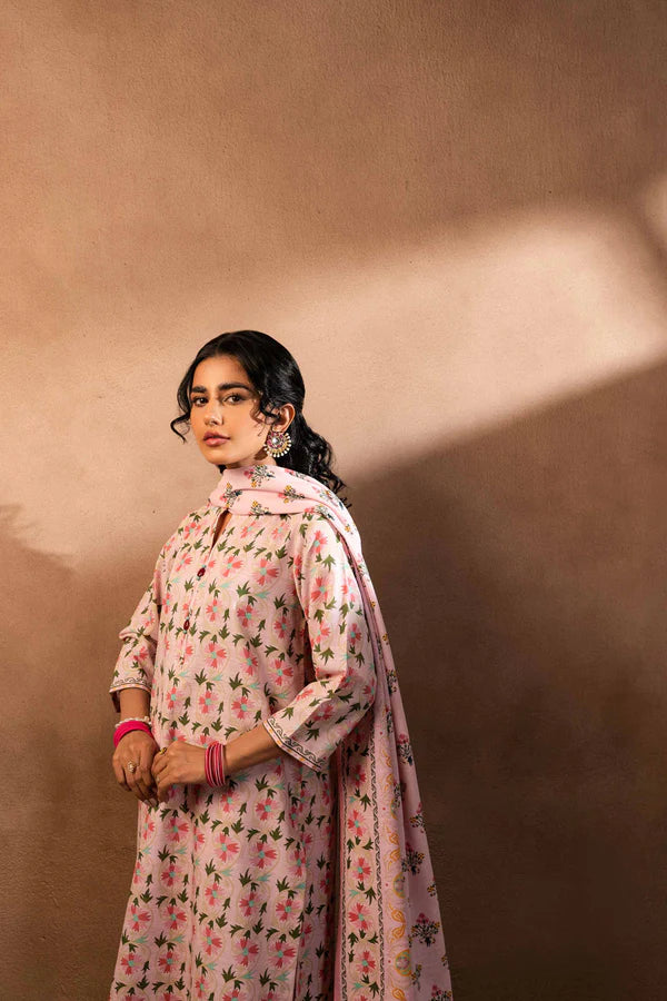 Nishat | 3 Piece Unstitched Printed Khaddar Suit | 42306482