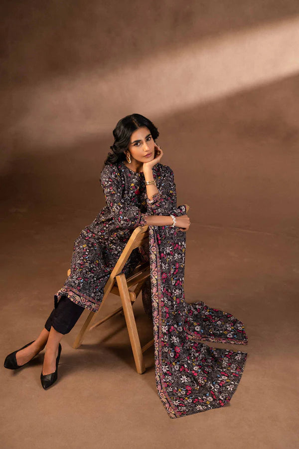 Nishat | 3 Piece Unstitched Printed Khaddar Suit | 42306486
