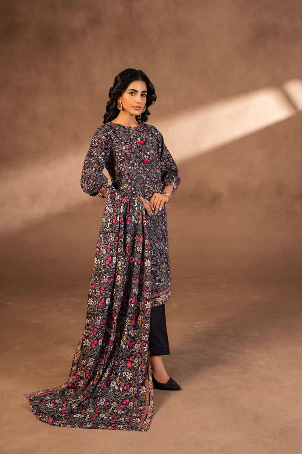 Nishat | 3 Piece Unstitched Printed Khaddar Suit | 42306486