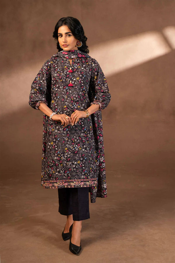 Nishat | 3 Piece Unstitched Printed Khaddar Suit | 42306486