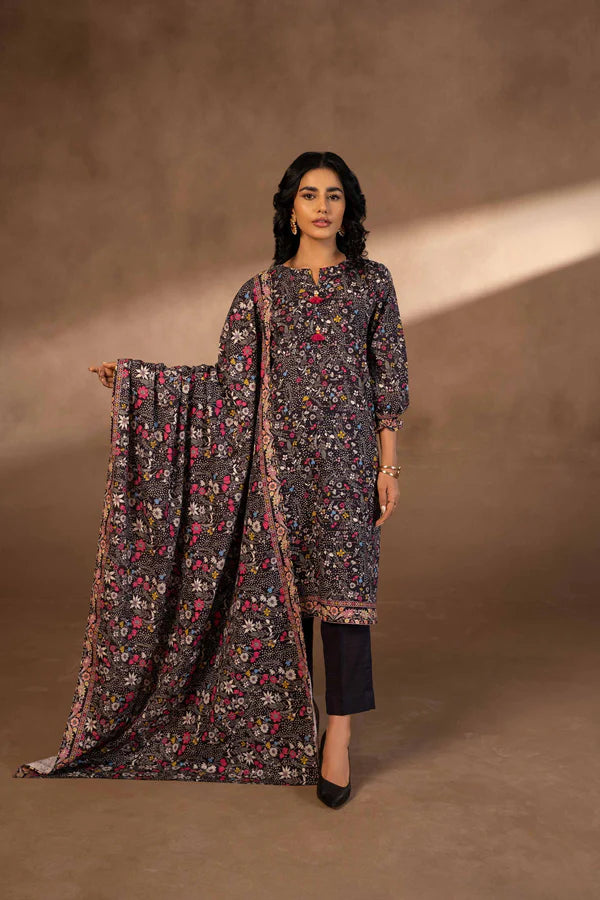 Nishat | 3 Piece Unstitched Printed Khaddar Suit | 42306486