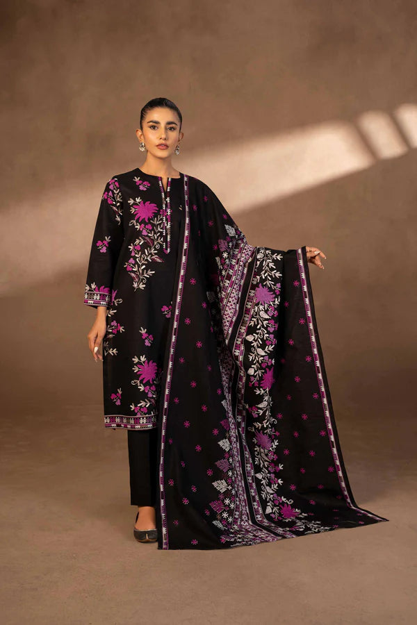 Nishat | 3 Piece Unstitched Printed Khaddar Suit | 42306488