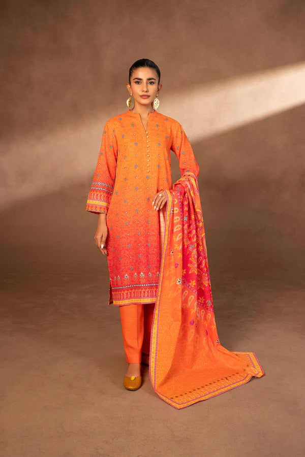Nishat | 3 Piece Unstitched Digital Printed Khaddar Suit | 42306495