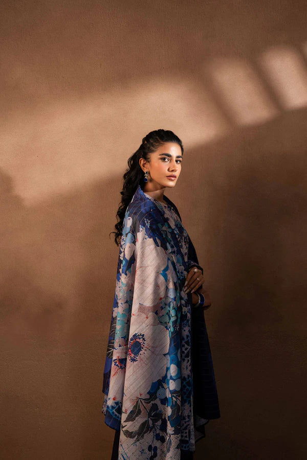Nishat | 3 Piece Unstitched Printed Khaddar Suit | 42306504