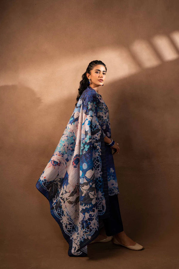 Nishat | 3 Piece Unstitched Printed Khaddar Suit | 42306504