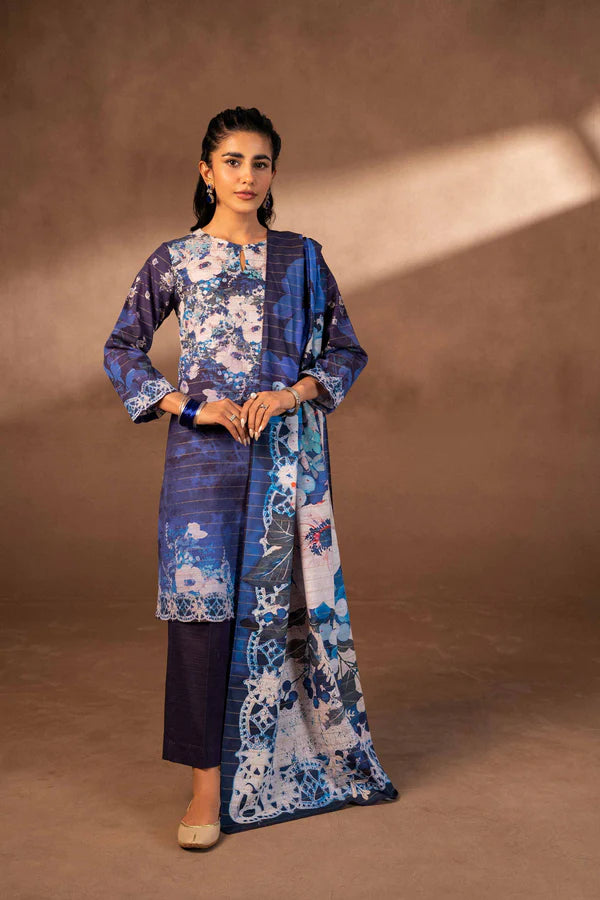Nishat | 3 Piece Unstitched Printed Khaddar Suit | 42306504