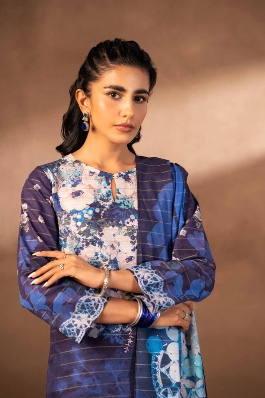 Nishat | 3 Piece Unstitched Printed Khaddar Suit | 42306504