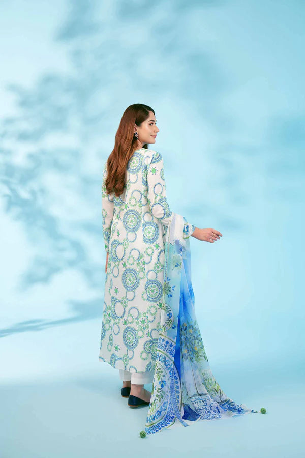 NISHAT | 2 PIECE UNSTITCHED PRINTED LAWN SUIT