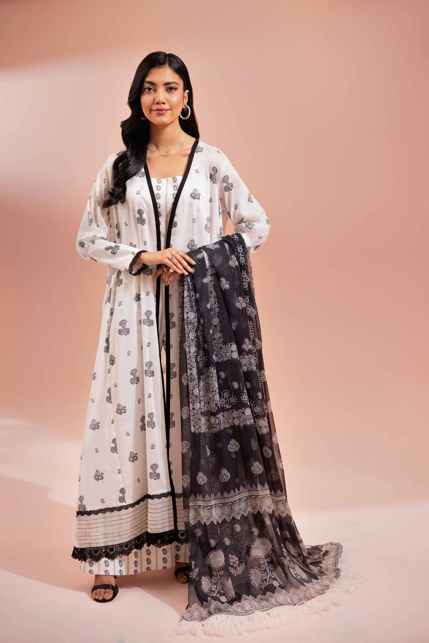 NISHAT | 2 PIECE UNSTITCHED PRINTED LAWN SUIT