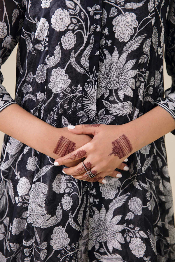 NISHAT | 2 PIECE UNSTITCHED PRINTED LAWN SUIT