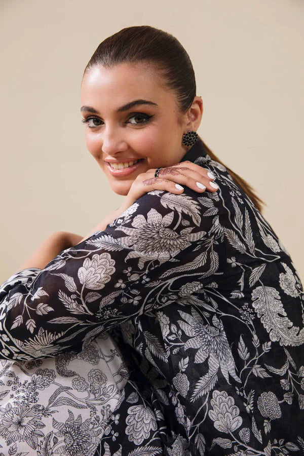 NISHAT | 2 PIECE UNSTITCHED PRINTED LAWN SUIT