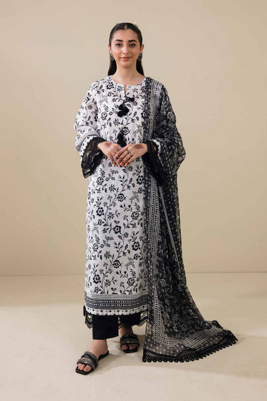 NISHAT | 2 PIECE UNSTITCHED PRINTED LAWN SUIT