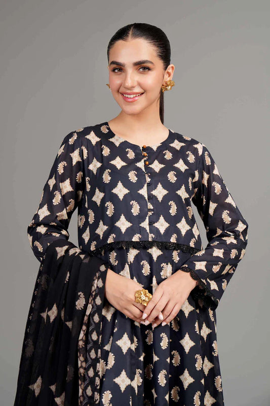 NISHAT | 2 PIECE UNSTITCHED PRINTED LAWN SUIT