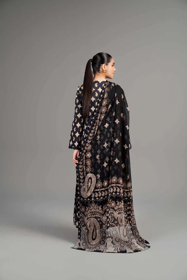 NISHAT | 2 PIECE UNSTITCHED PRINTED LAWN SUIT