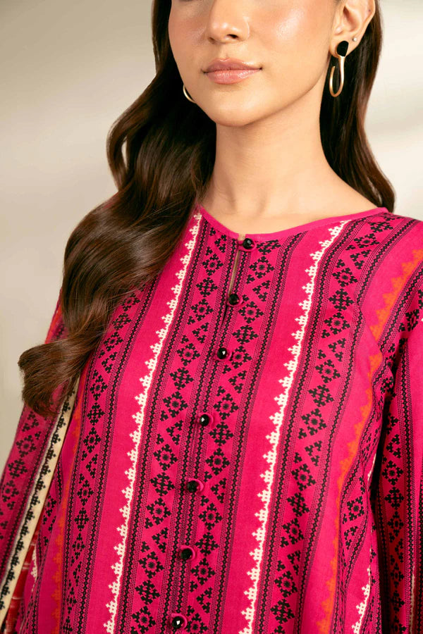 NISHAT | 2 PIECE UNSTITCHED PRINTED LAWN SUIT