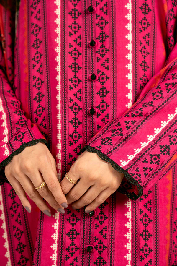 NISHAT | 2 PIECE UNSTITCHED PRINTED LAWN SUIT