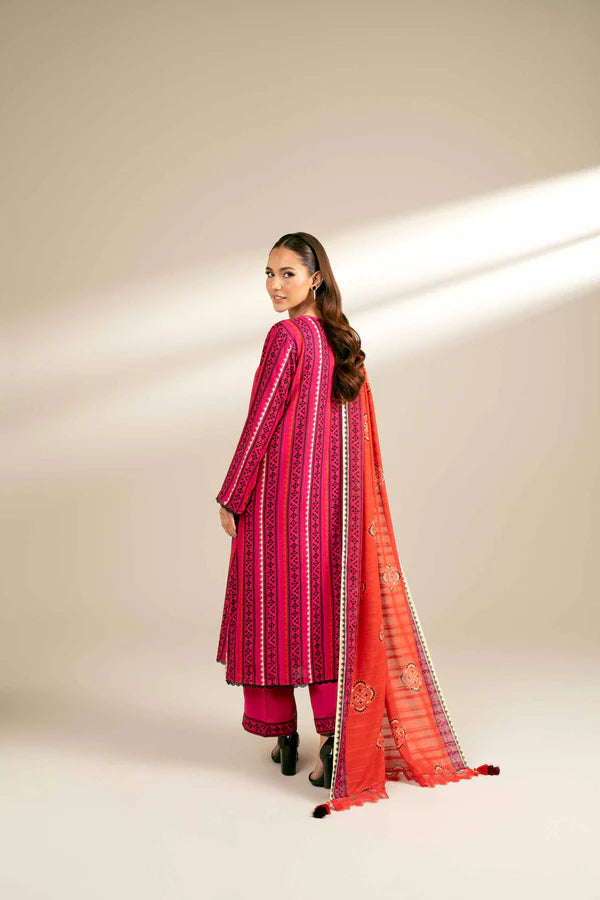 NISHAT | 2 PIECE UNSTITCHED PRINTED LAWN SUIT