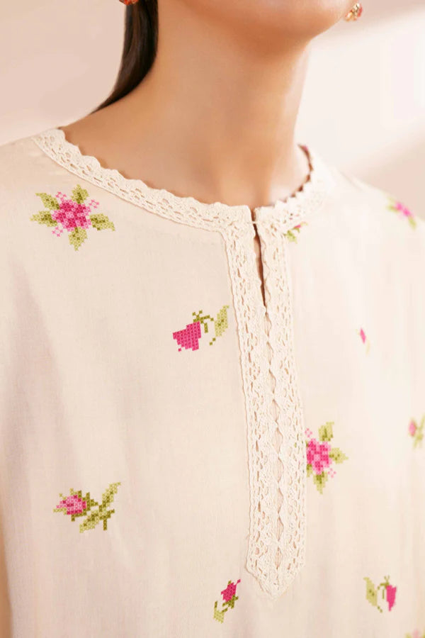 NISHAT | 2 PIECE UNSTITCHED PRINTED LAWN SUIT