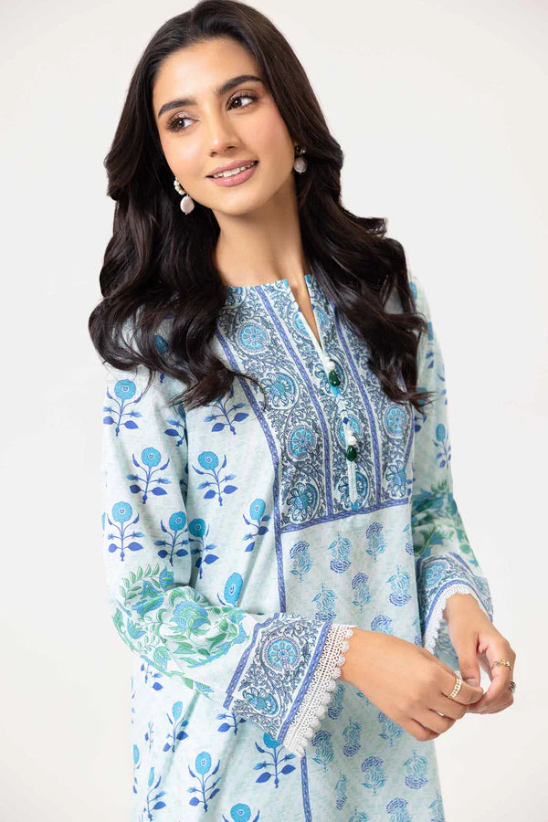 NISHAT | 2 PIECE UNSTITCHED PRINTED LAWN SUIT