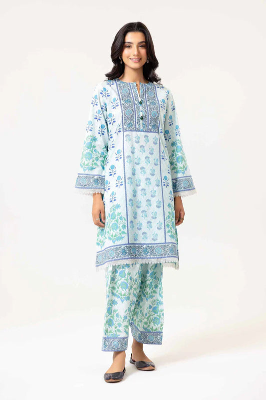 NISHAT | 2 PIECE UNSTITCHED PRINTED LAWN SUIT