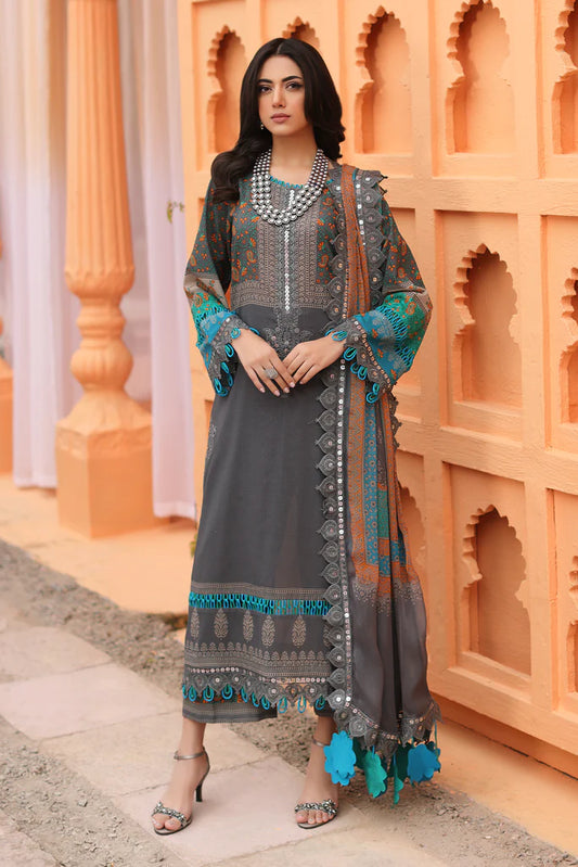 Charizma | 3-PC Unstithced Sequins Embroidered Lawn Collection