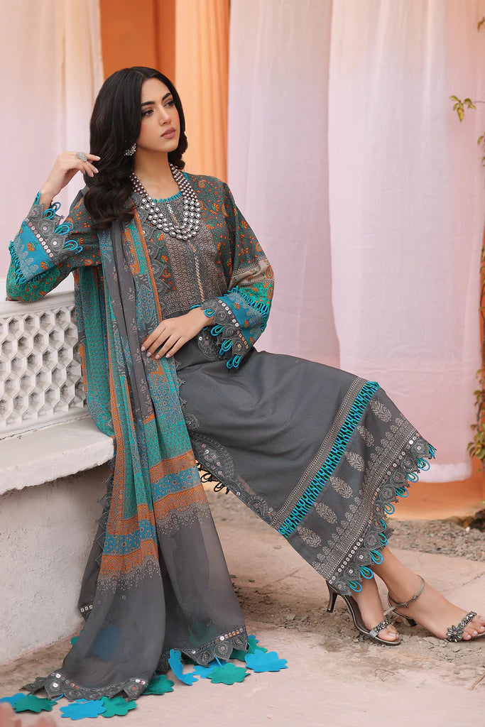 Charizma | 3-PC Unstithced Sequins Embroidered Lawn Collection