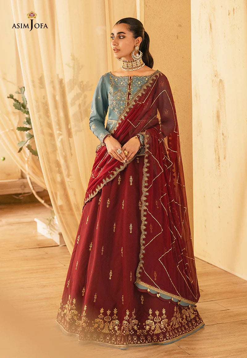 Asim Jofa - Unstitched Festive Collection - AJM-02