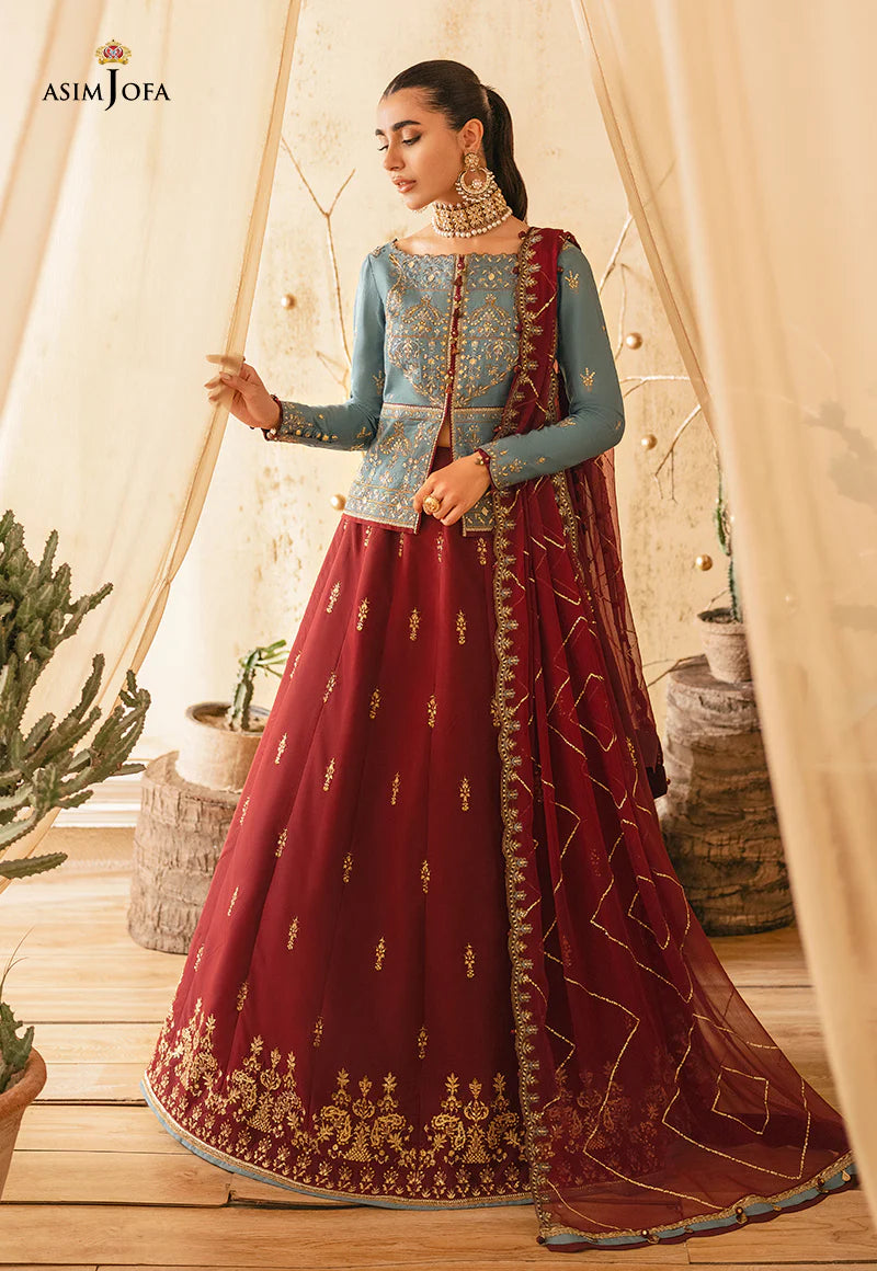 Asim Jofa - Unstitched Festive Collection - AJM-02