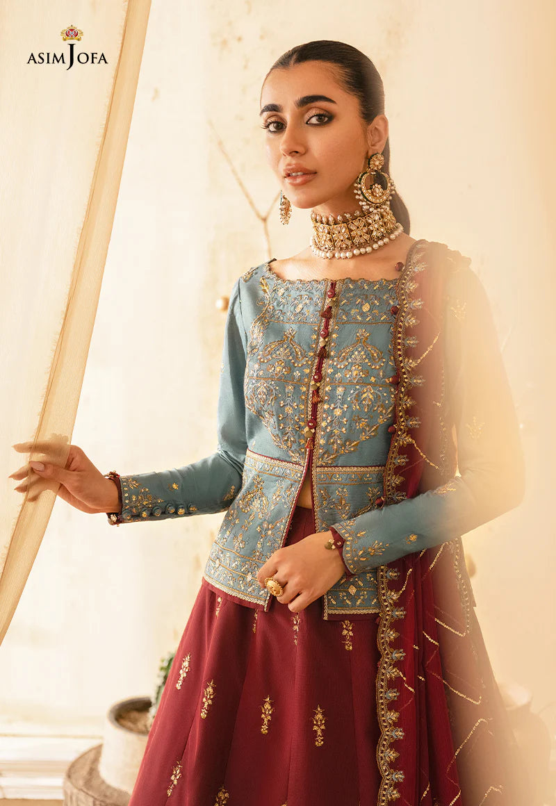 Asim Jofa - Unstitched Festive Collection - AJM-02