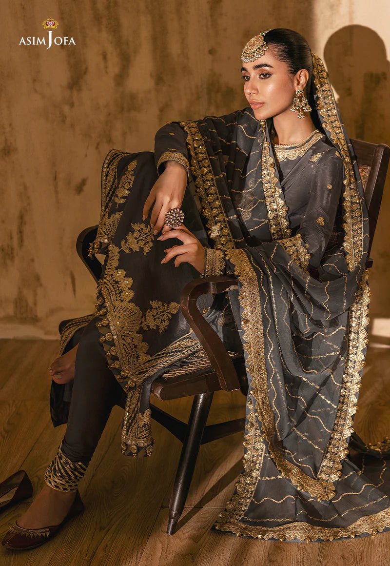 Asim Jofa - Unstitched Festive Collection - AJM-06
