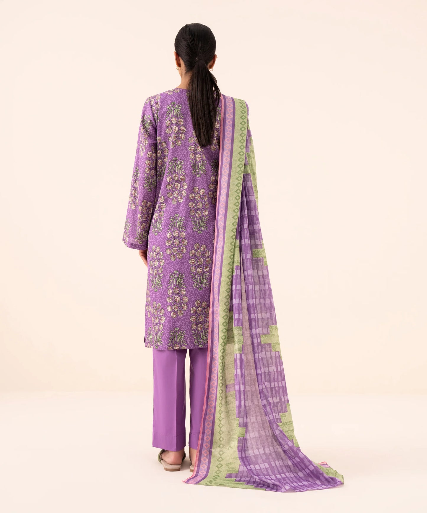SAPPHIRE | UNSTITCHED 3 PIECE PRINTED LAWN SUIT