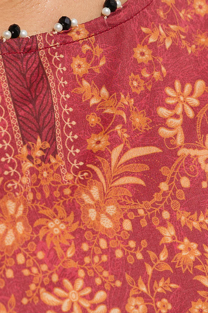 BEECHTREE | 3 Piece Unstitched Lawn Suit | Rustic Yale