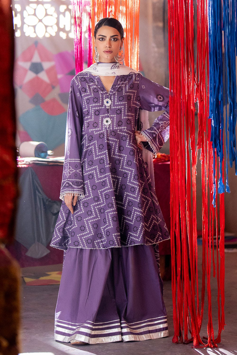 GUL AHMED | 3PC UNSTITCHED PRINTED LAWN SUIT