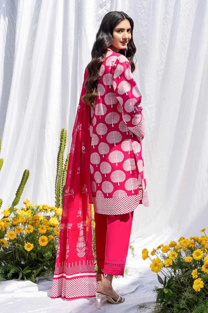 Gul Ahmed | 3PC Printed Lawn Unstitched Suit