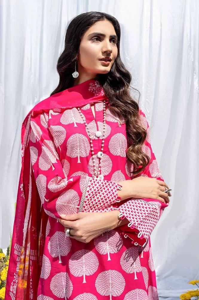 Gul Ahmed | 3PC Printed Lawn Unstitched Suit