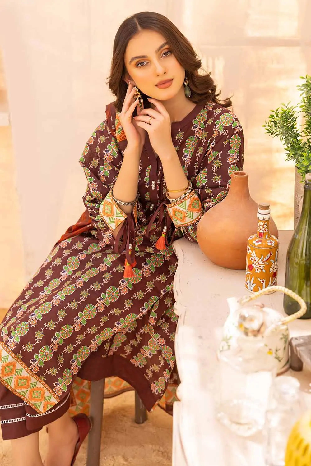Gul Ahmed | 3PC Printed Lawn Unstitched Suit