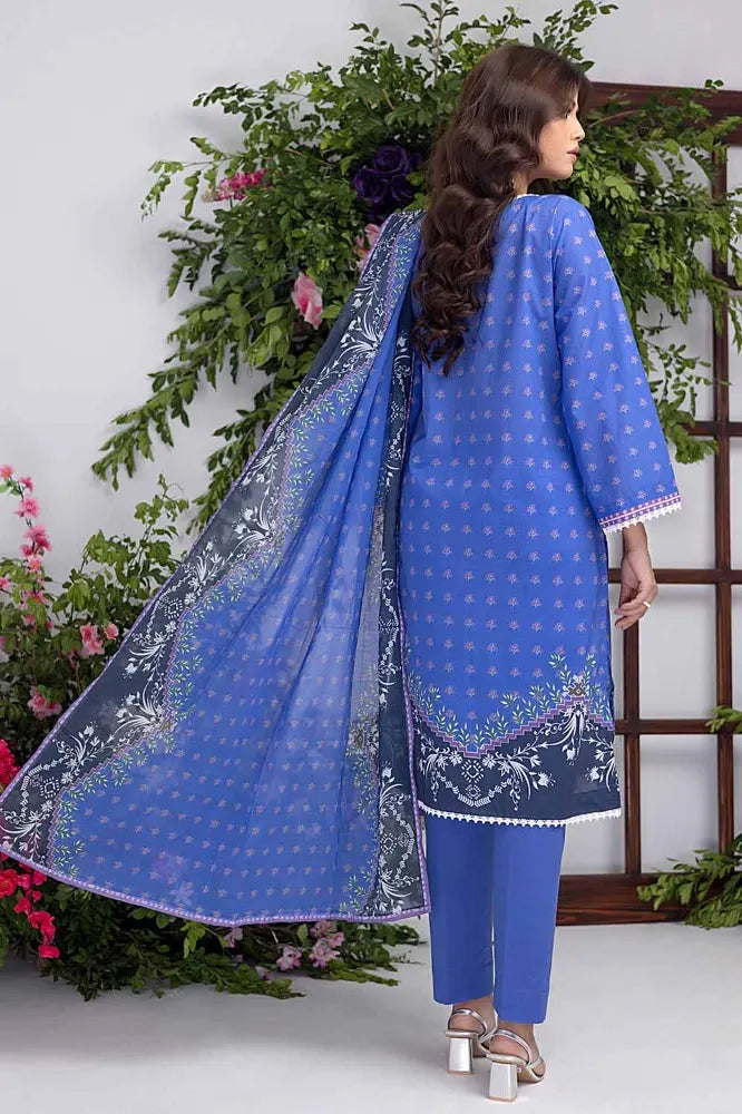 Gul Ahmed | 3PC Printed Lawn Unstitched Suit