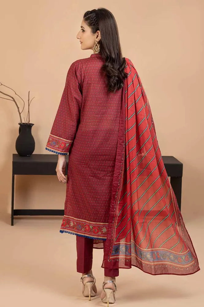 Gul Ahmed | 3PC Printed Lawn Unstitched Suit