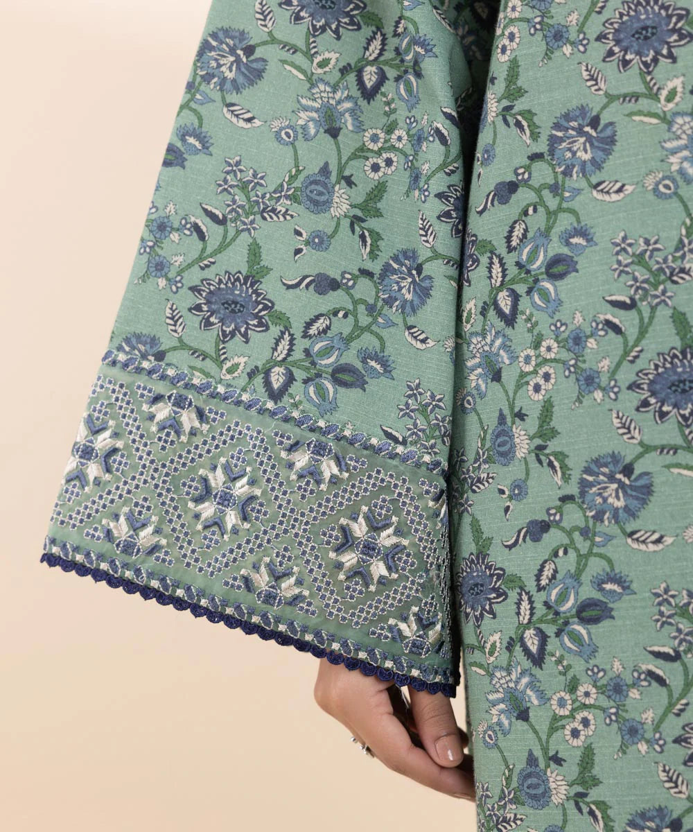 SAPPHIRE | UNSTITCHED 2 PIECE EMBROIDERED LIGHT KHADDAR SUIT