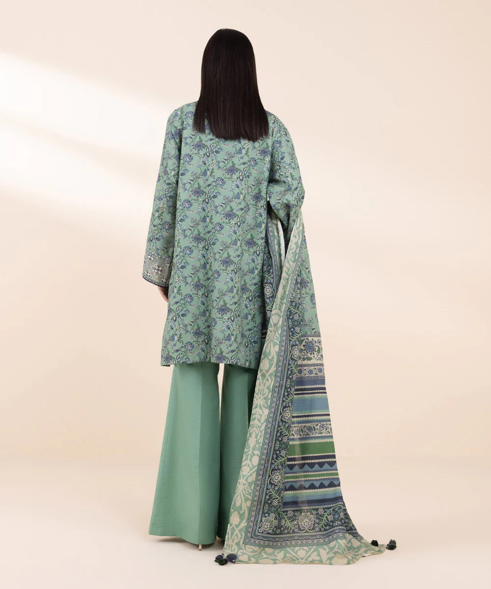 SAPPHIRE | UNSTITCHED 2 PIECE EMBROIDERED LIGHT KHADDAR SUIT