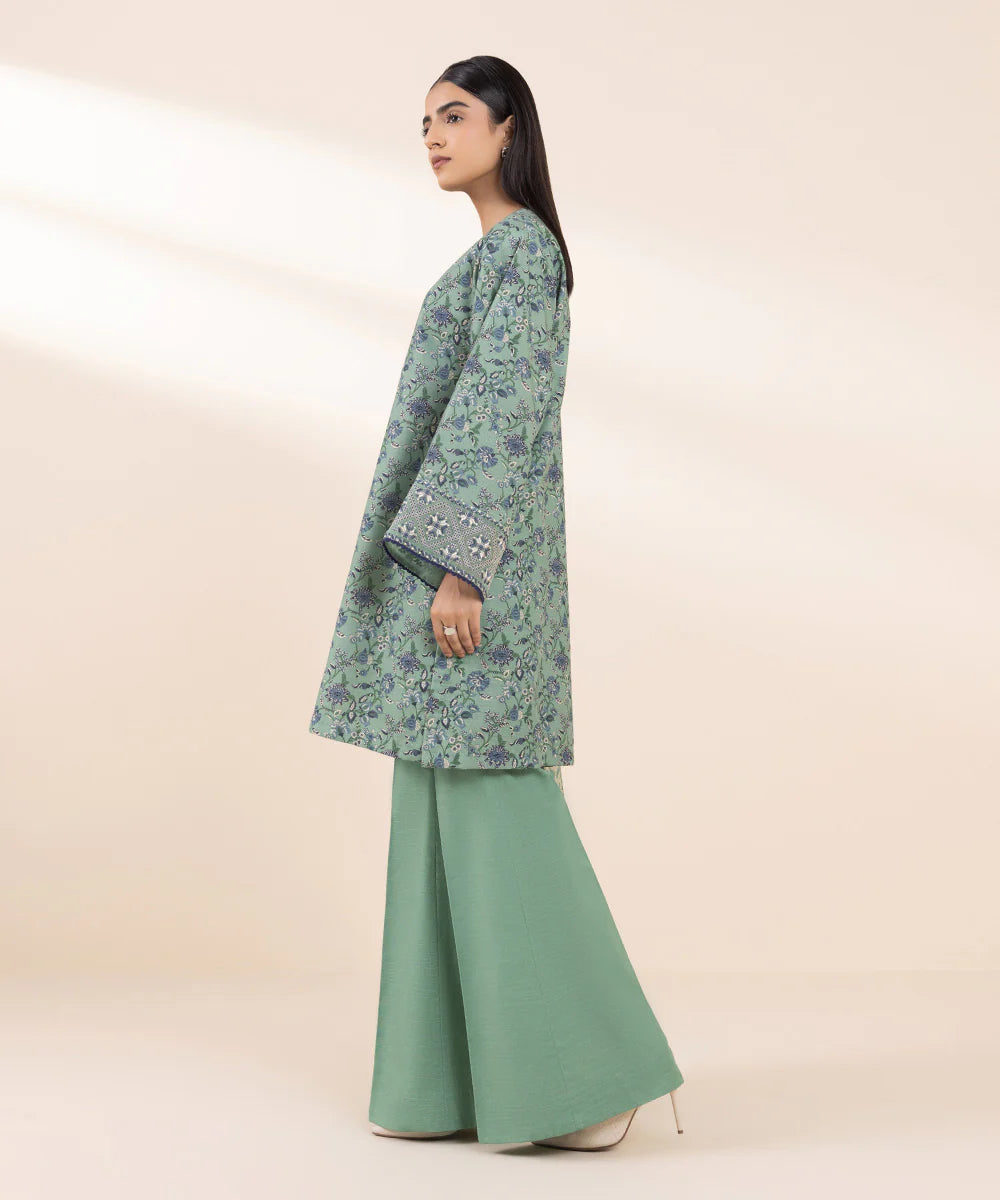 SAPPHIRE | UNSTITCHED 2 PIECE EMBROIDERED LIGHT KHADDAR SUIT