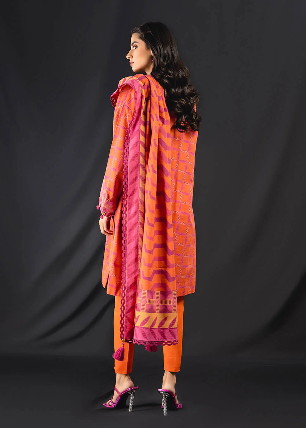 ALKARAM | Unstitched 3 Pc Printed Khaddar Suit | Winter