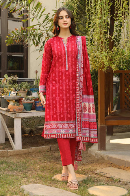 Lakhany | 3pc Unstitched Komal Prints with Printed Lawn Dupatta