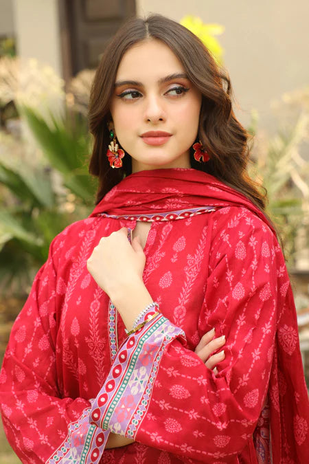 Lakhany | 3pc Unstitched Komal Prints with Printed Lawn Dupatta
