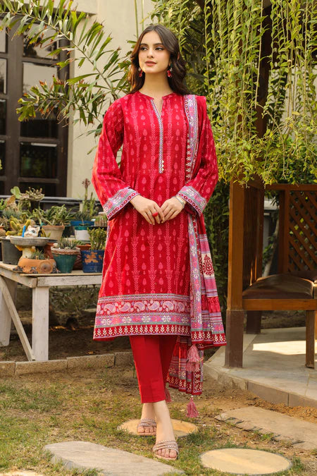Lakhany | 3pc Unstitched Komal Prints with Printed Lawn Dupatta