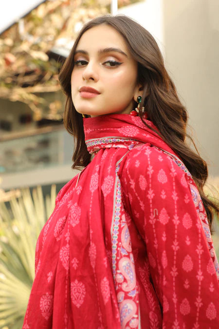 Lakhany | 3pc Unstitched Komal Prints with Printed Lawn Dupatta
