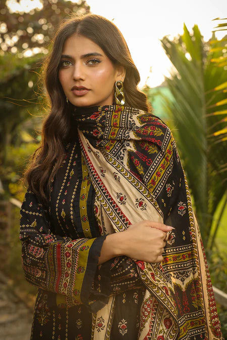 Lakhany | 3pc Unstitched Komal Prints with Printed Lawn Dupatta