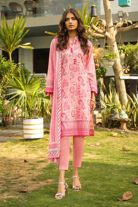 Lakhany | 3pc Unstitched Komal Prints with Printed Lawn Dupatta