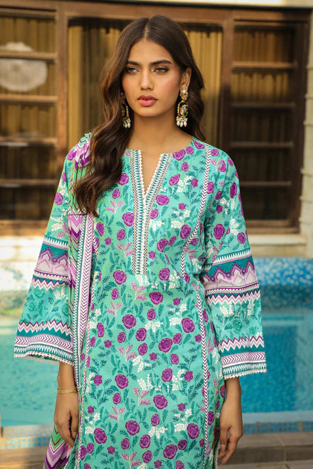 Lakhany | 3pc Unstitched Komal Prints with Printed Lawn Dupatta
